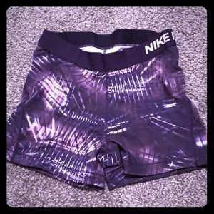 Purple nike pros